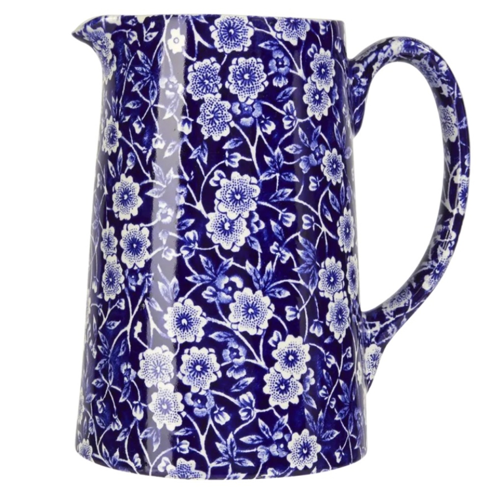 Blue Calico Medium Tankard Jug